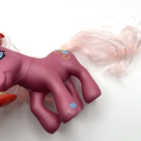 Lot of 2 My Little Pony Toy G3 Pinkie Pie 2008 & VTG Transparent Unicorn Fakie - Picture 5 of 8